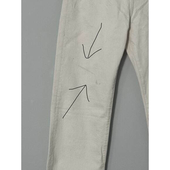 NWT Madewell The '90s Straight Jean in Vintage Canvas Size 25 - Picture 13 of 14